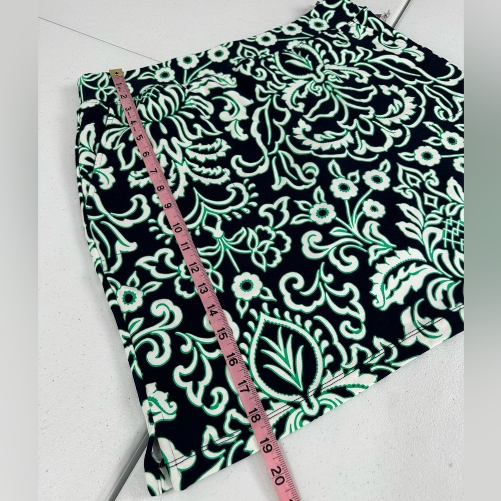 NWT Soft Surroundings Fina French Terry Skirt Skort Jaipur Scarf Floral Print - Picture 7 of 14
